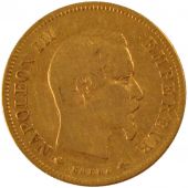 Second Empire, 10 Francs or Napoleon III naked head