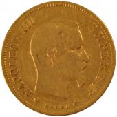 Second Empire, 10 Francs or Napoleon III naked head