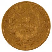 Second Empire, 10 Francs or Napoleon III naked head