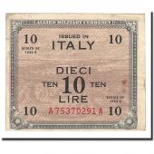 Italy, 10 Lire, 1943A, KM:M19a, VF(30-35)