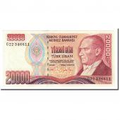 Turquie, 20,000 Lira, 1970, KM:202, 1995, SPL