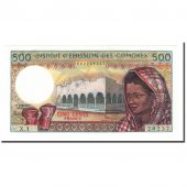 Comoros, 500 Francs, 1976, KM:7a, SPL+