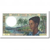 Comoros, 1000 Francs, 1984-1986, KM:11a, 1984, SPL+