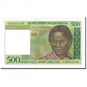 Madagascar, 500 Francs = 100 Ariary, 1994-1995, KM:75b, Undated (1994), NEUF
