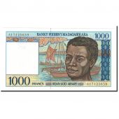Madagascar, 1000 Francs = 200 Ariary, 1994-1995, KM:76a, Undated (1994), NEUF