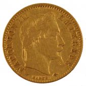Second Empire, 10 Francs or Napoleon III laureate head