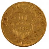 Second Empire, 10 Francs or Napoleon III laureate head