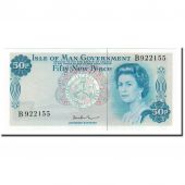 Isle of Man, 50 New Pence, 1972, KM:28c, UNC(65-70)
