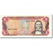 Dominican Republic, 5 Pesos Oro, 1990, KM:131, NEUF