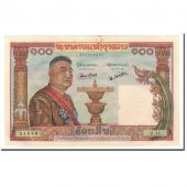 Lao, 100 Kip, 1957, KM:6a, SUP+