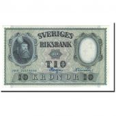 Sweden, 10 Kronor, 1952-1955, 1958, KM:43f, UNC(65-70)