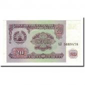 Tajikistan, 20 Rubles, 1994, KM:4a, NEUF
