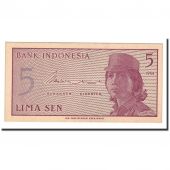 Indonsie, 5 Sen, 1964, KM:91a, NEUF