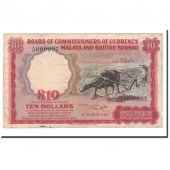 Malaya and British Borneo, 10 Dollars, 1961, 1961-03-01, KM:9a, VF(20-25)