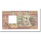 West African States, 10,000 Francs, Undated (1977-92), KM:109Ad, NEUF