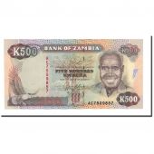 Billet, Zambie, 500 Kwacha, 1991, KM:35a, NEUF
