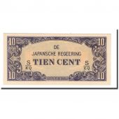 Banknote, Netherlands Indies, 10 Cents, 1942, KM:121c, UNC(65-70)
