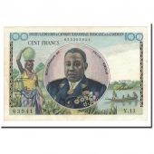 Banknote, French Equatorial Africa, 100 Francs, 1957, Undated, KM:32, AU(55-58)