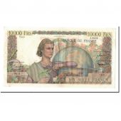 France, 10,000 Francs, 1955, 1955-09-01, AU(50-53), Fayette:50.76, KM:132d