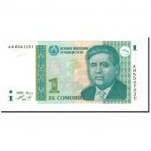 Banknote, Tajikistan, 1 Somoni, 1995 (2000), KM:14A, UNC(65-70)