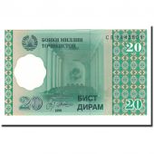 Billet, Tajikistan, 20 Diram, 1999 (2000), KM:12a, NEUF
