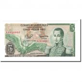 Banknote, Colombia, 5 Pesos Oro, 1961-1981, 1980-01-01, KM:406f, UNC(65-70)