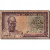 Guinea, 100 Francs, 1960, 1960-03-01, KM:13a, VF(20-25)