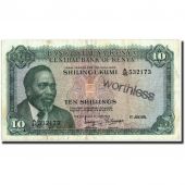Kenya, 10 Shillings, 1971, KM:7b, 1971-07-01, TB+