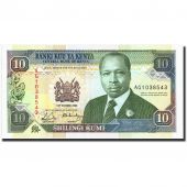 Kenya, 10 Shillings, 1989, KM:24a, 1989-10-14, UNC(63)