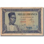 Mali, 1000 Francs, 1960, 1960-09-22, VF(20-25)