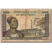 Mali, 10,000 Francs, undated 1970-84, KM:15f, VG(8-10)