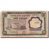 Nigeria, 1 Pound, undated 1968, KM:12b, undated 1968, VG(8-10)