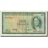 Luxembourg, 10 Francs, Undated (1954), KM:48a, TB+
