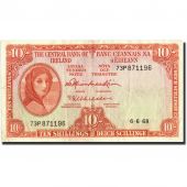 Ireland - Republic, 10 Shillings, 1968, 1968-06-06, KM:63a, TTB