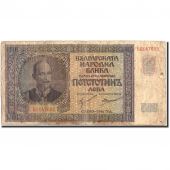 Billet, Bulgarie, 500 Leva, 1942, 1942, KM:60a, TB