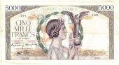 France, 5000 Francs, 1939, 1939-10-19, KM:97a, TB+, Fayette:46.15