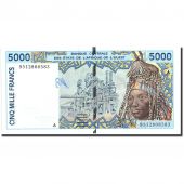 West African States, 5000 Francs, undated (1992-2003), KM:113Ad, NEUF