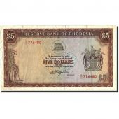 Rhodesia, 5 Dollars, 1976, KM:36a, 1976-03-01, EF(40-45)