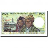 Comoros, 5000 Francs, 1976, KM:12a, 1976, UNC(65-70)
