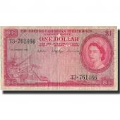 British Caribbean Territories, 1 Dollar, 1961, 1961-01-02, KM:7c, TB+