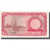 Banknote, The Gambia, 1 Pound, undated (1965-70), KM:2a, AU(50-53)
