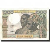 Banknote, West African States, 1000 Francs, KM:103Am, AU(55-58)
