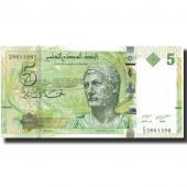Banknote, Tunisia, 5 Dinars, 2013, 2013-03-20, UNC(65-70)