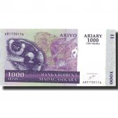 Madagascar 1000 Ariary 2004 P-89 lemur Unc