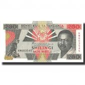 Banknote, Tanzania, 200 Shilingi, Undated (1993), KM:25a, UNC(65-70)