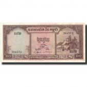 Banknote, Cambodia, 20 Riels, UNDATED (1956-75), KM:5d, EF(40-45)