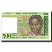Banknote, Madagascar, 500 Francs = 100 Ariary, Undated (1994), Undated, KM:75a