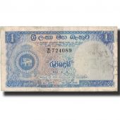 Banknote, Ceylon, 1 Rupee, 1960, 1960-08-18, KM:56c, VF(30-35)