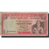 Banknote, Ceylon, 5 Rupees, 1974, 1974-08-27, KM:73b, VF(20-25)