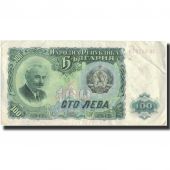 Billet, Bulgarie, 100 Leva, 1951, 1951, KM:86a, TB+